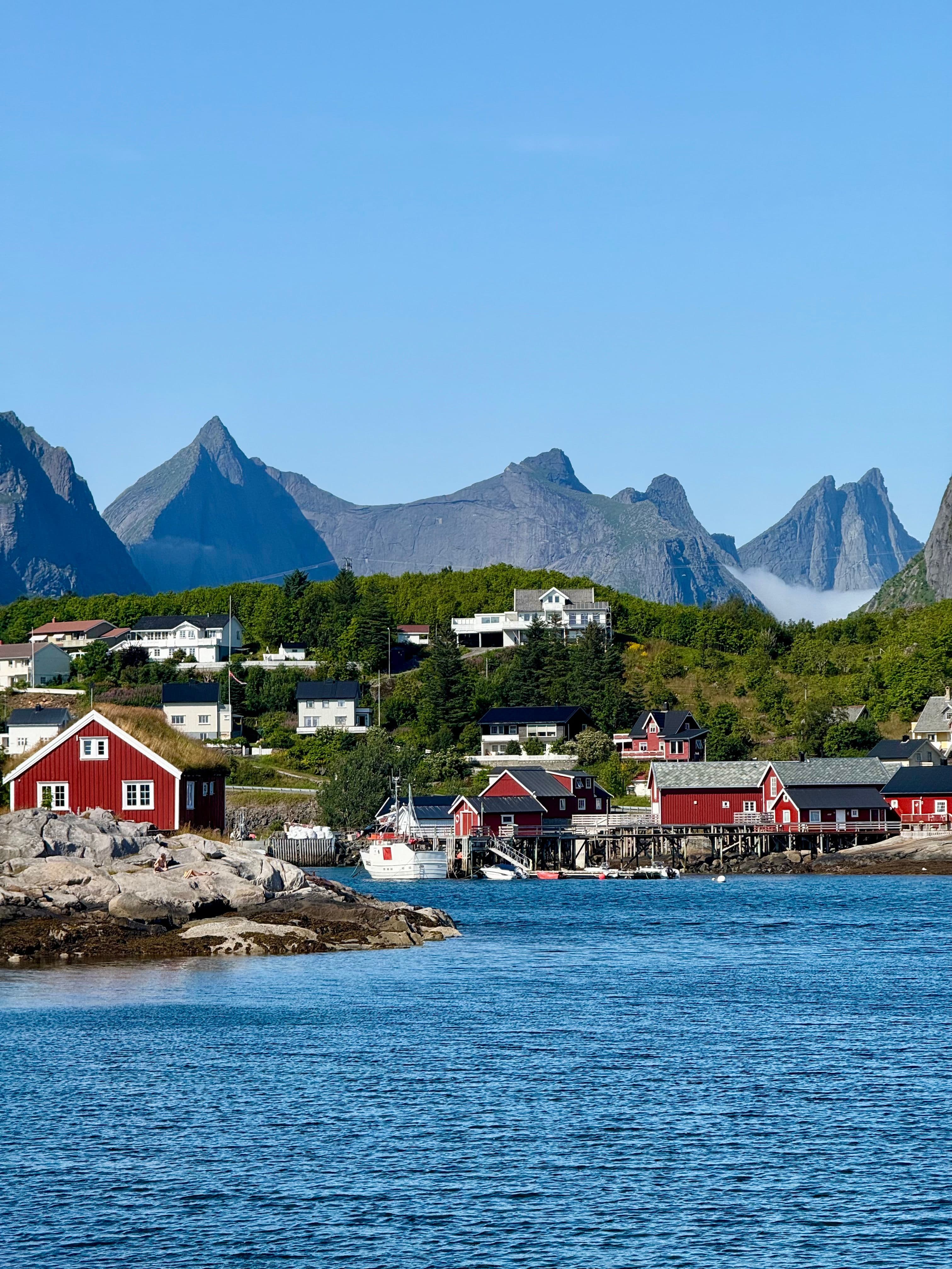Northern Norwegian landscape in changing Arctic light